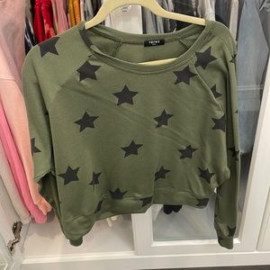 There’s star sweatshirt